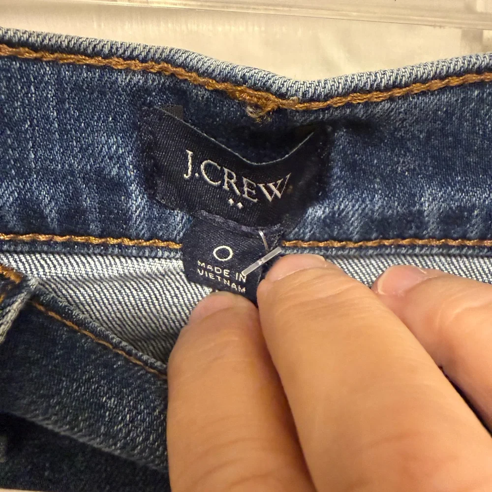 NWT J. Crew Classic Casual Chic Minimalist Denim Pencil Skirt - Size 0